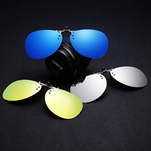 Custom New Clip-On Sunglasses UV-Proof Polarized Frog Toad Glasses Driving Fishing Prescription Women Clip-On Sunglasses