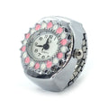Fashion ring electronic watch, flip-up male and female couple ring watch, ten yuan store street stall new product