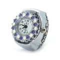 Fashion ring electronic watch, flip-up male and female couple ring watch, ten yuan store street stall new product