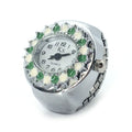 Fashion ring electronic watch, flip-up male and female couple ring watch, ten yuan store street stall new product