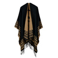 Women's Fall-Winter Ethnic Versatile Slit Plaid Shawl + Cape 2026 - Red