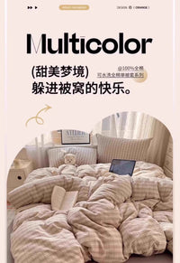 Passing Years Mist Blue / 1.5m Bed - 4-Piece Flat Sheet - Fits 200x230cm Duvet