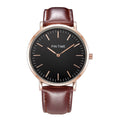 Drop Ship Swiss Brand Mens Watch Simple Formal Watch Men Premium Waterproof Belt Waterproof Watch