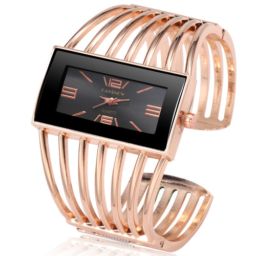 Export Amazon Sale Universal Bestseller Cutout Fashionable Watch Quartz Watch Women Versatile Elegant Women Bangle Watch