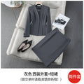 Professional Formal Blazer + Skirt Set