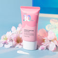 跨境新款莱蔻樱花sunscreen30+防隔离护肤品厂家现货一件代发