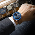 Swiss Brand Multifunction New Mens Watch Waterproof Glow Quartz Watch Live Export Bestseller Drop Ship