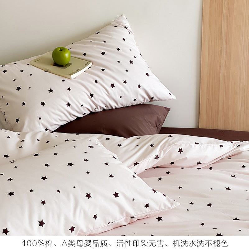 Rainbow Apple Printed Cotton 4-Piece Bedding Set - view 3