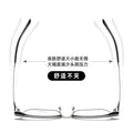 Beesfen BW81036S Retro Brow Line Prescription Glasses Men Big Face Big Frame Ultra-Light Pure Titanium Glasses Frame Cinnabar Sun