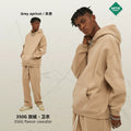 Men's Fall/Winter 350G Oversize Loose Fit Fleece-Lined Thick Hoodie