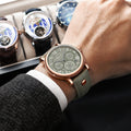 Swiss Brand Mens Watch Waterproof Multifunction Quartz Watch Live AliExpress Export Bestseller Drop Ship