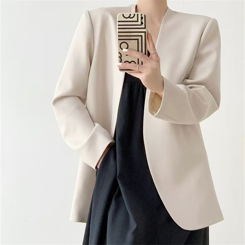Women's Fall Office Korean Blazer 2026 - Black