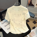 large size new chinese style disc button short-sleeved t-shirt for women summer 2026 new women's loo