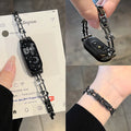 Fits Xiaomi Band 10nfc Watch Band Creative New 9 / 8nfc Metal Bracelet 7 Wrist Strap Women 6 / 5 Universal