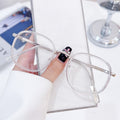 Chestnut Brown Stylish Photochromic Glasses Women With Rx Ultra-Light Glasses Frame Men Trendy Anti-Blue Plano