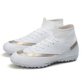 high top breathable outdoor men's football shoes professional adult shoes ag long nails women's brok