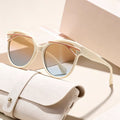 Fashionable Cat-Eye UV-Proof Trendy New Import Influencer Out Print Style of Personality Premium Sunglasses