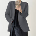 Women's Fall Office Korean Blazer 2026 - Black
