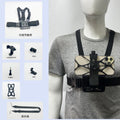 Chest mobile phone holder, outdoor fishing lure riding, vlog shooting, sports camera, live streaming equipment