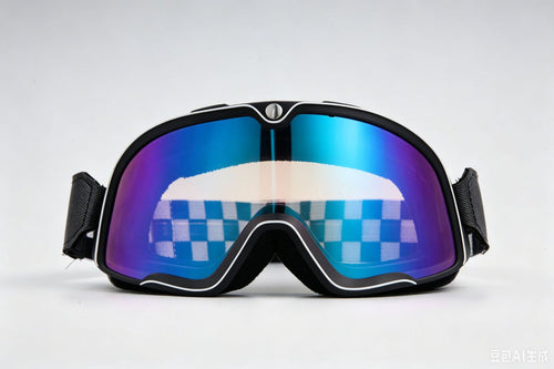 Retro Full-Face Motorcycle Helmet - Includes Goggle