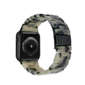 For Appleiwatch Watch Band New Import Butterfly Buckle 78 Third Gen 3 Bead Clear Apple Resin Band