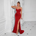 Women's Strapless A-Line Sexy Evening Gown