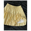 Summer Slimming High Waist Polka Dot Floral Elastic Skirt
