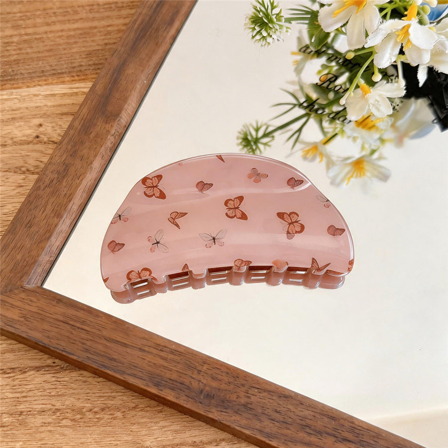 Korean Acrylic Flower Hair Claw Clip - view 12