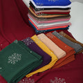 Malaysia Snow Rhinestone Scarf - Elegant Crystal-Studded Winter Wrap