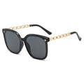 Polarized Women Sunglasses Summer Sun-Proof Sunshade Premium Metal Chain Big Frame UV-Proof Driving Men Sunglasses