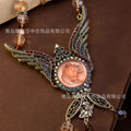 Vintage Earrings Height Stock Imperial Breeze Sleeping Dream Angel Earrings Necklace Western Retro Design Sweet Jewelry Set