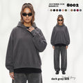 ARTIE Men's Streetwear Boxy Fleece-Lined Hoodie