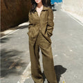 Summer Old Money Fashion Wide Leg Pants + Shirt 2-Piece Set