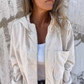 Women's Fall Minimal Jacket 2026 | Trendy Jacket - Blue