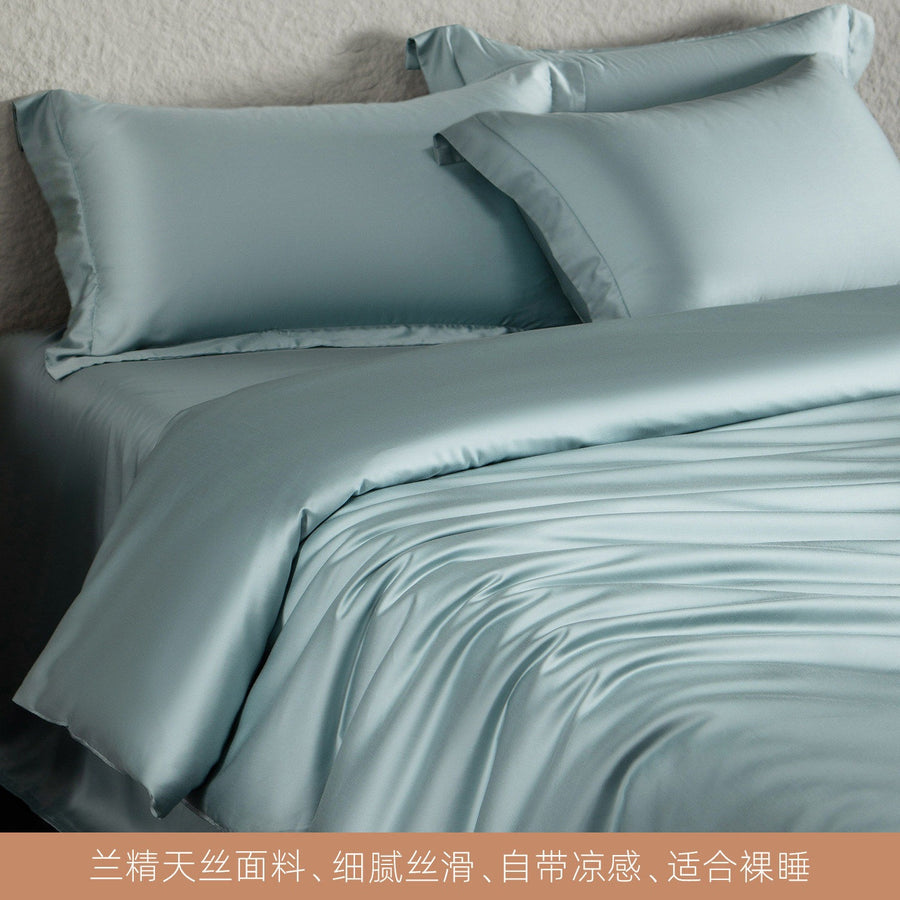 Blue Lotus Purple Tencel Lyocell Cooling 4-Piece Bedding Set - view 2