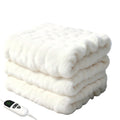 Electric Blanket Throw - Soft Fleece, Washable, Heated