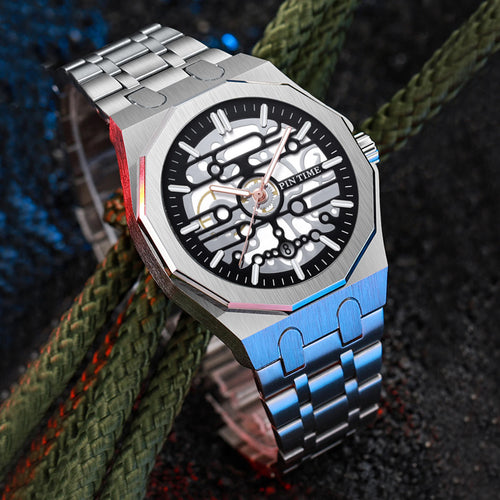 Item Time Watch Men Mechanical Overseas Mens Watch Formal Steel Band Watch Men Niche Premium Waterproof Watch