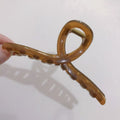 韩式简约彩色鲨鱼夹大号气质复古发抓后脑勺盘发抓夹发夹批货