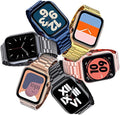 For Apple watch Apple Watch Band Stainless 3 Bead Metal Apple Band