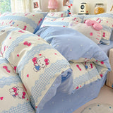 Cotton Sanrio Blue Sweetheart Lace KT