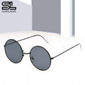 Metal Round Glasses Men Women Sunglasses Premium Sun-Proof Sunglasses UV-Protection Glasses Wholesale sunglasses