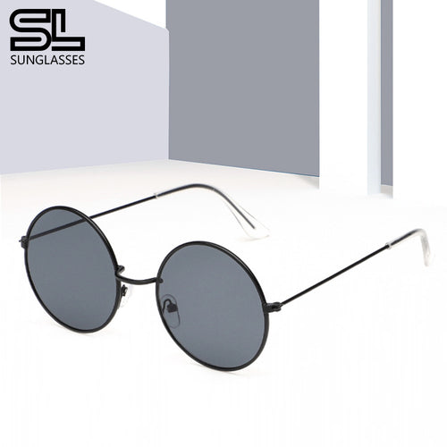 Metal Round Glasses Men Women Sunglasses Premium Sun-Proof Sunglasses UV-Protection Glasses Wholesale sunglasses
