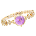2025 New Quartz Bracelet Watch Fashionable Western Southeast Asia Cross-Border Bestseller Rhinestone Round Dial