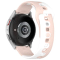 For Samsung Huawei watch Two-Tone Silicone 20mm / 22mm Sports Silicone Band