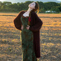 New Chinese Style Camisole Dress, Two-Piece Long Dress Set