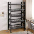 metal floor-standing multi-layer storage rack removable pots and iron kitchen storage racks for pots