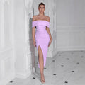 Women's Off-Shoulder Slim Fit Elegant Classic Premium Evening Gown Party