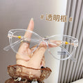 Anti-Blue-Light Reading Glasses HD Fashionable Portable Influencer Pick Versatile Plano Elderly Old Light Frame Reading Glasses