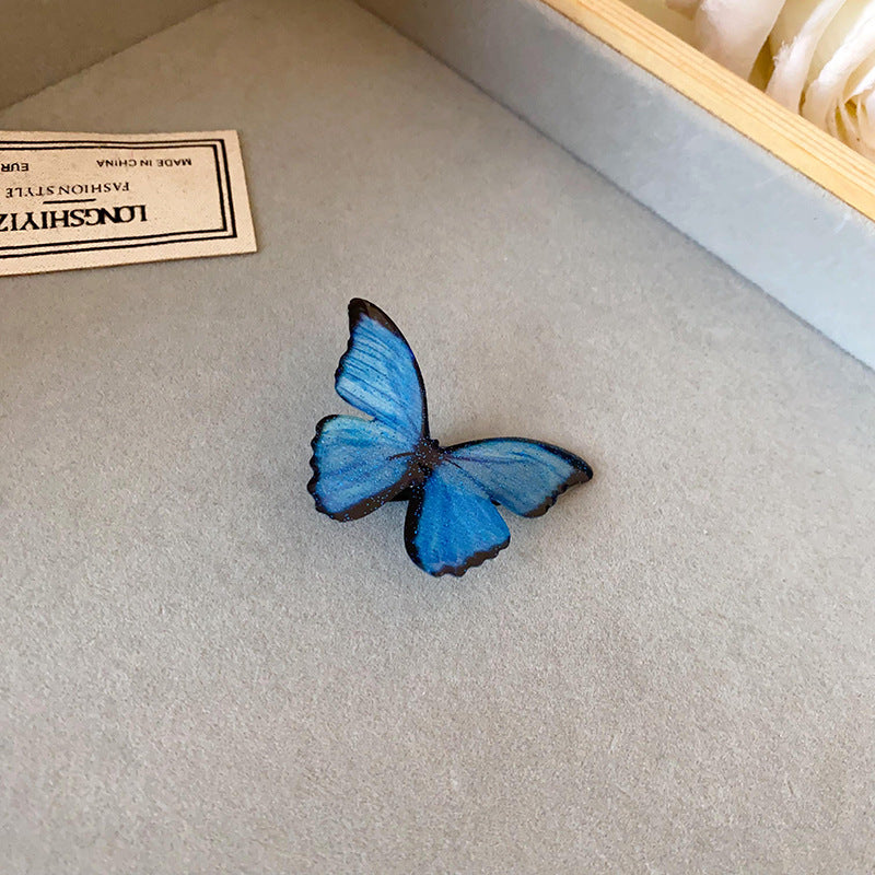 Dreamy Blue Butterfly Hair Clip - view 6