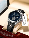 Swiss Brand Waterproof Mens Watch Ultra Thin Date Style Quartz Watch TikTok AliExpress Bestseller Drop Ship